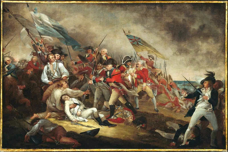 General Warren'ın Bunker's Hill Savaşı'ndaki ölümü, 17 Haziran 1775 - John Trumbull