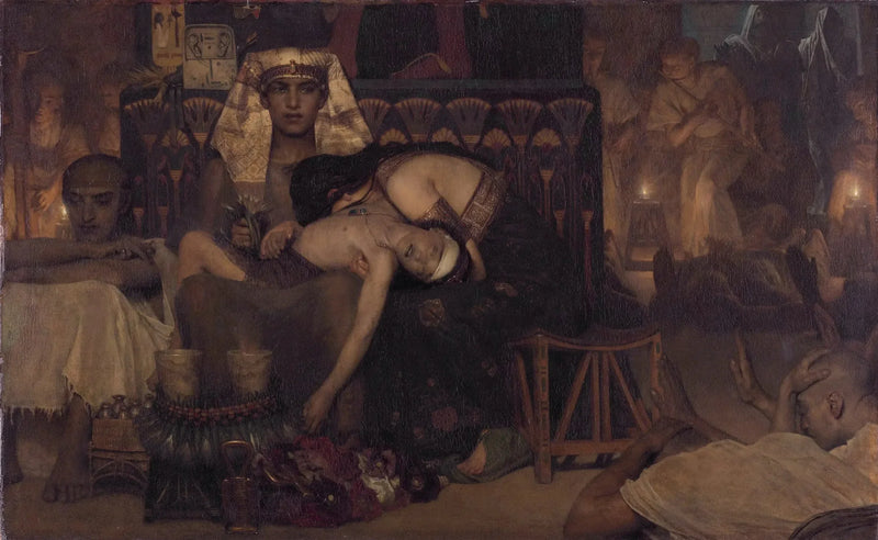 Firavun'un Birinci Oğlunun Ölümü - Lawrence Alma-Tadema