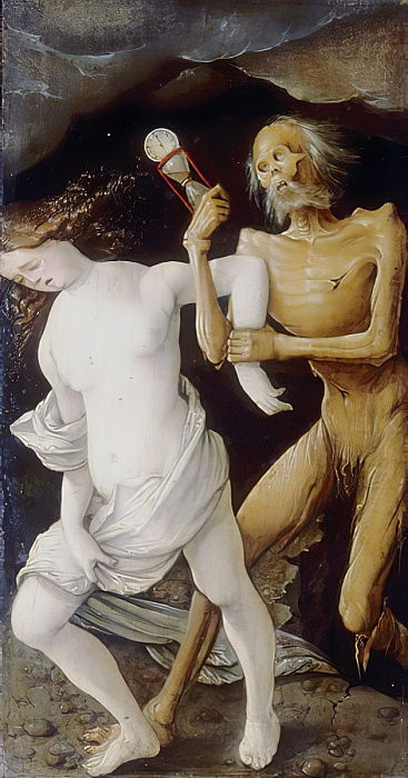 Ölüm Genç Bir Kızı Kovalıyor - Hans Baldung Grien