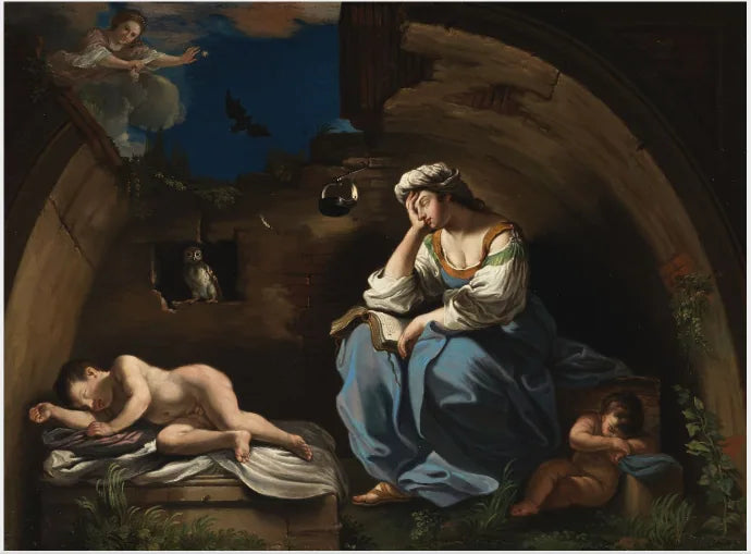 Düşünen İlham - Guercino