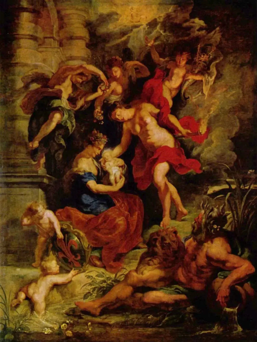 Médicis'in Marie'nin Doğumu 26 Nisan 1573'te Floransa - Peter Paul Rubens