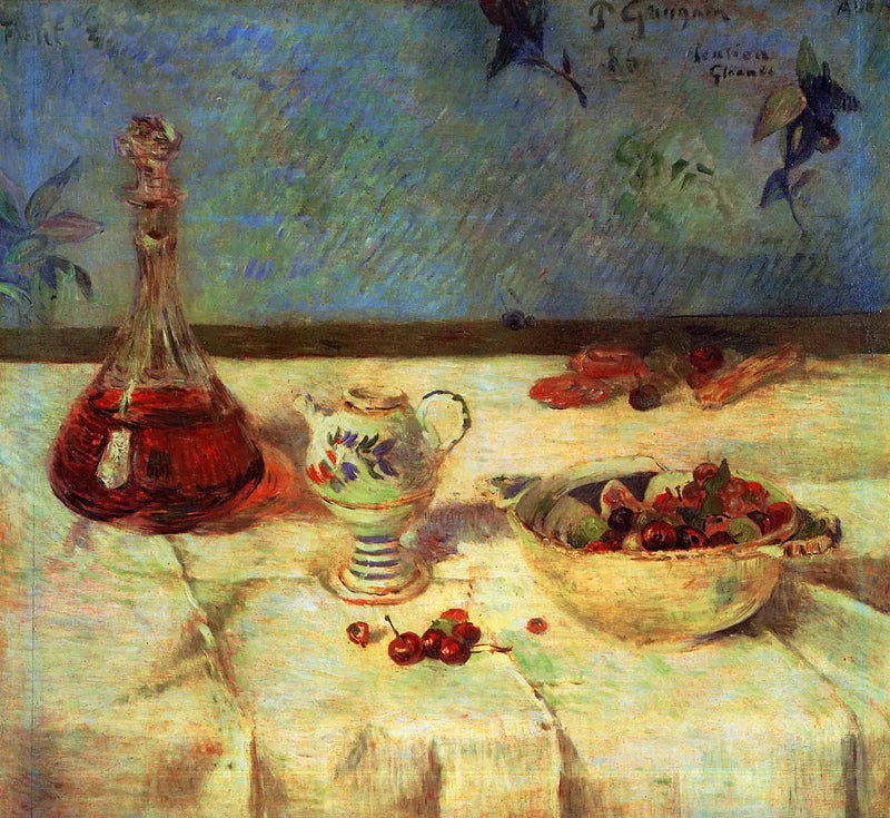 Beyaz Masa örtüsü - Paul Gauguin