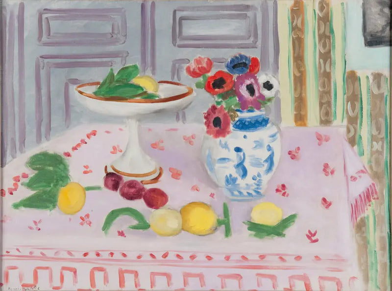 Pembe Masa örtüsü - Henri Matisse