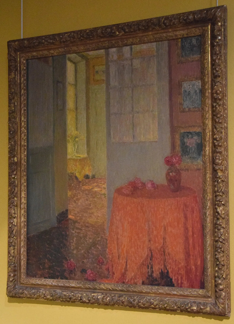 Kırmızı Masa Örtüsü - Henri Le Sidaner