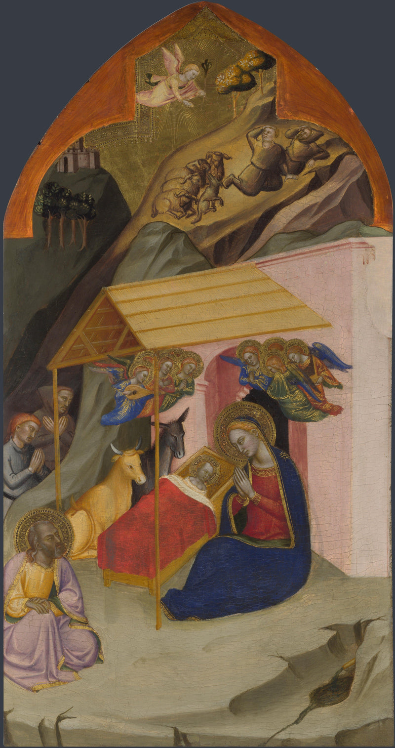 Doğuş ve Çobanlara Müjde - Jacopo di Cione