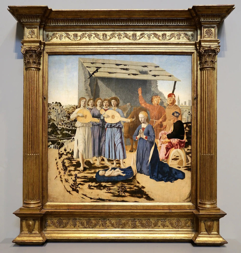 La Nativité - Piero della Francesca image 2 tableau peint à l’huile sur toile