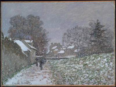 Reproduction du tableau « La neige à Argenteuil - Claude Monet » par Alpha Reproduction en peinture à l’huile
