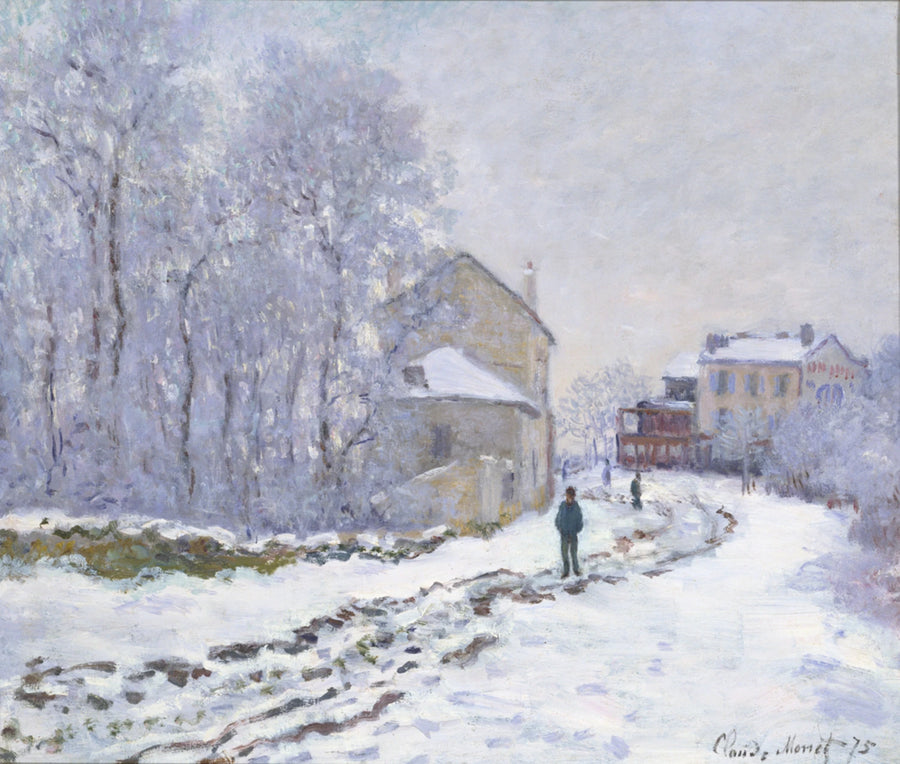 Argenteuil W351'de kar - Claude Monet