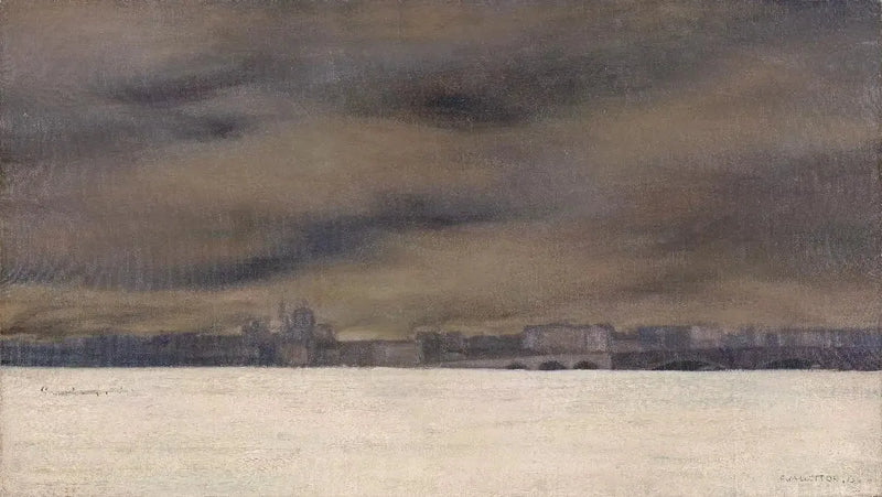 La Néva buzlaştı - Félix Vallotton