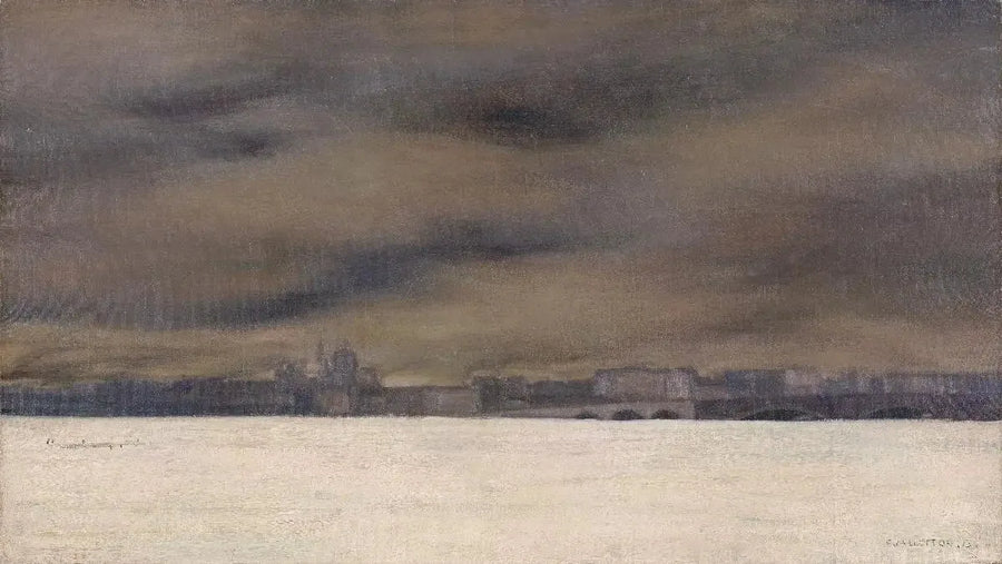 La Néva buzlaştı - Félix Vallotton
