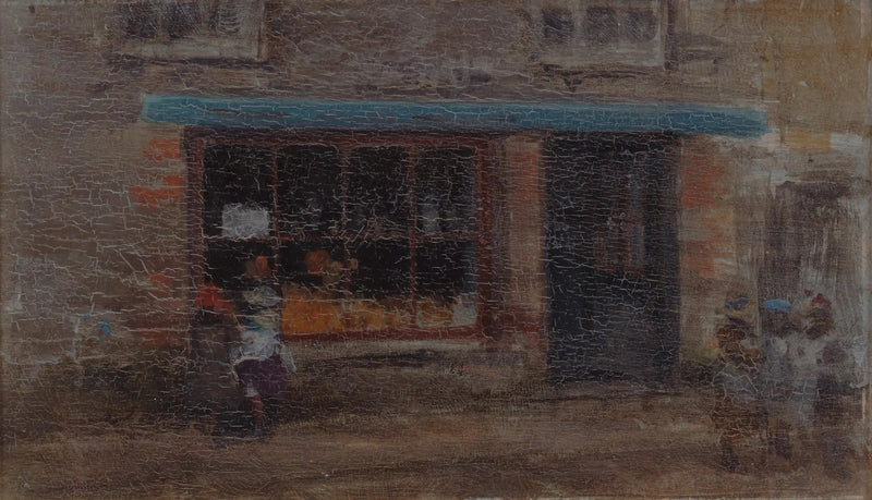 Turuncu ve mavi not (Tatlı Dükkanı) - James Abbott McNeill Whistler