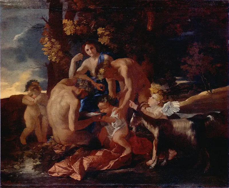 Bacchus'un Yemeği - Nicolas Poussin