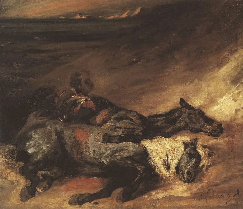 Waterloo Savaşı'ndan Sonra Gece - Eugène Delacroix