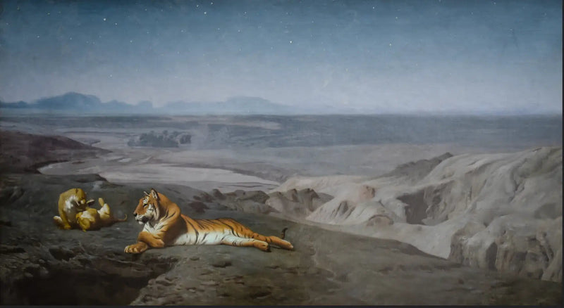 Çölde Gece - Jean-Léon Gérôme