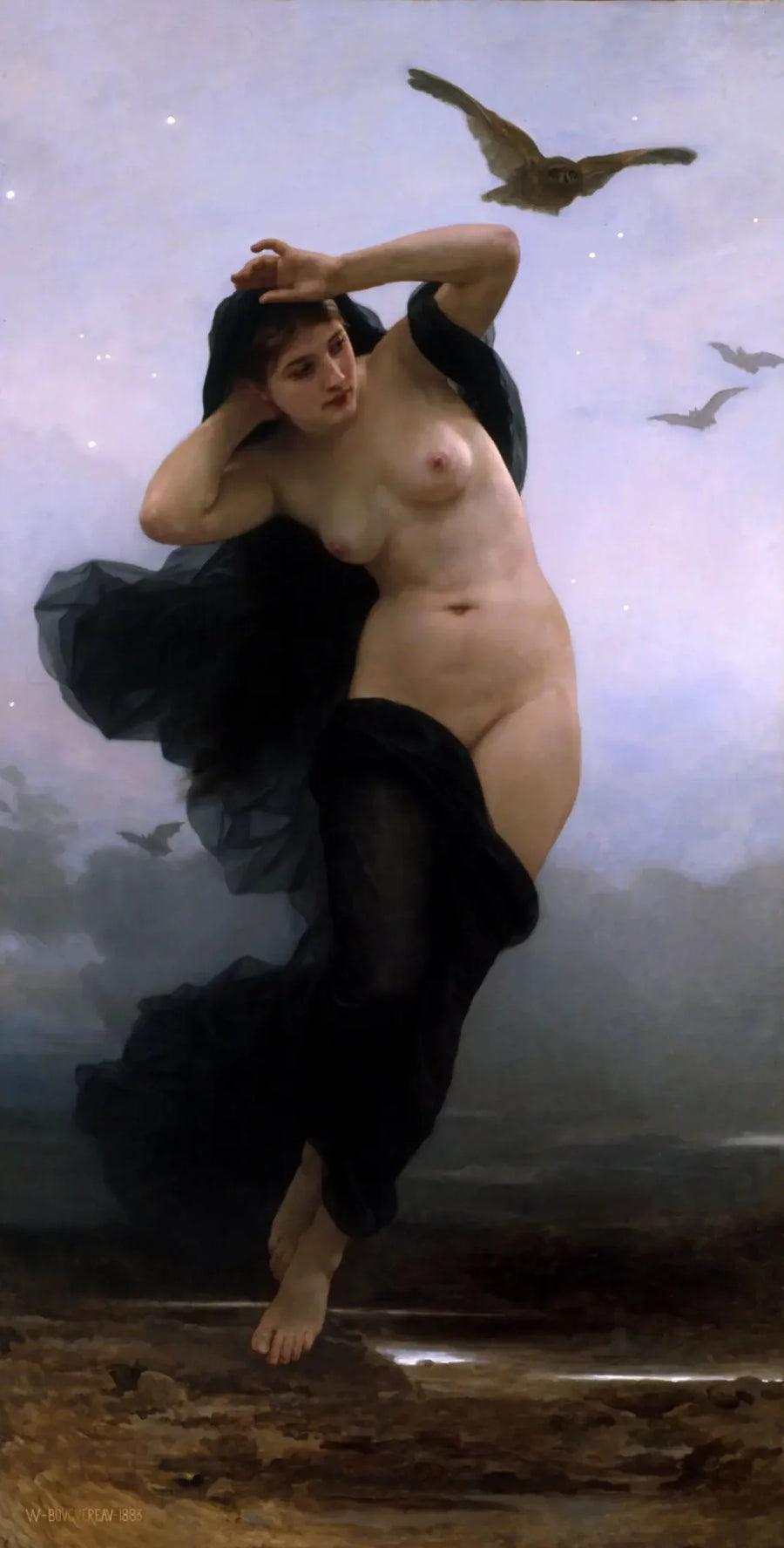 Gece - Bouguereau