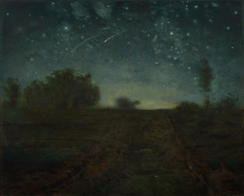 Yıldızlı Gece - Jean-François Millet