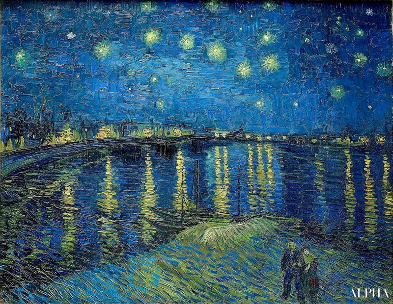 Rhône'da Yıldızlı Gece - Vincent van Gogh