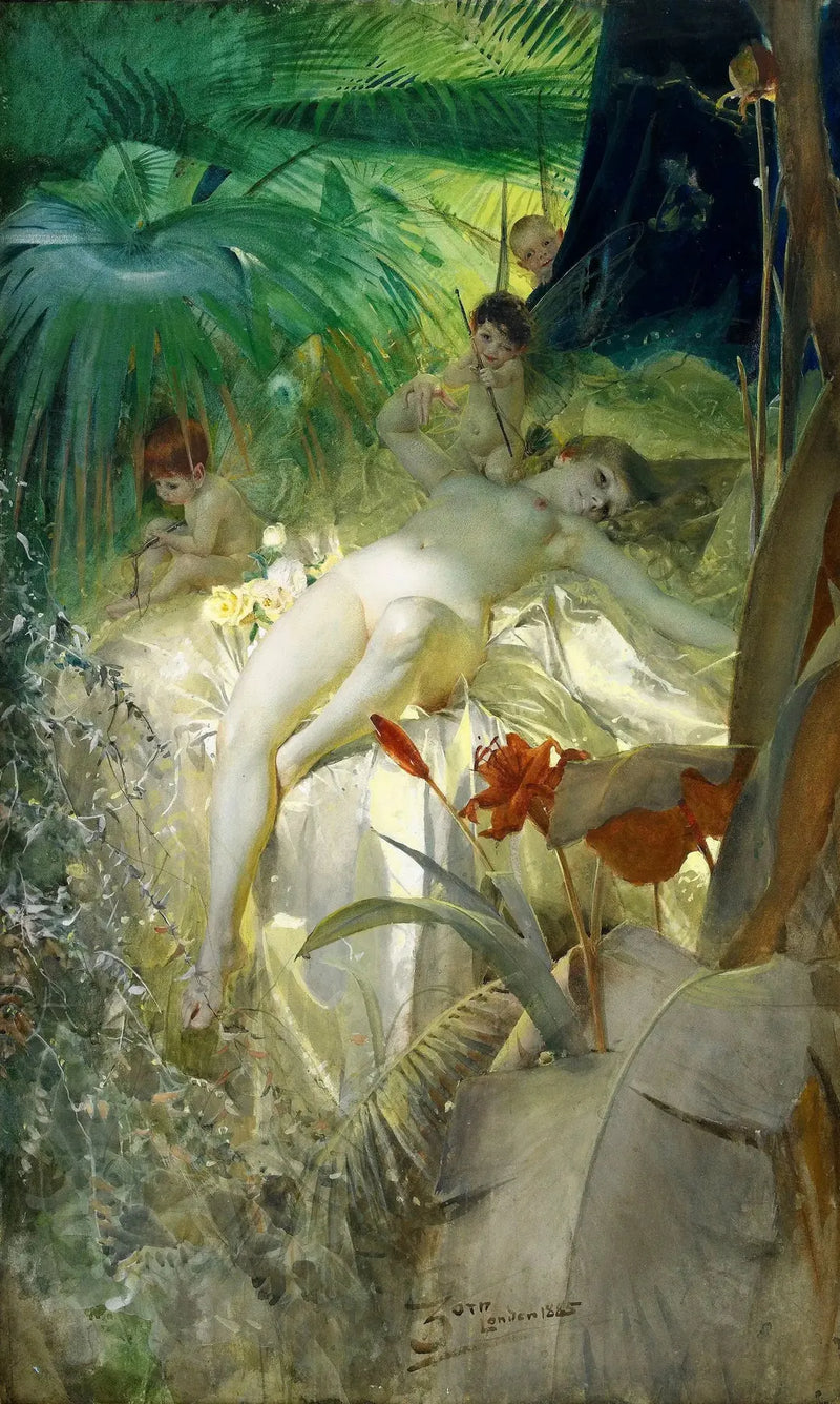Aşk Nymphe - Anders Zorn