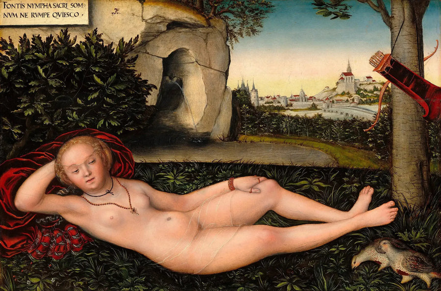İlkbahar Nymphe - Lucas Cranach the Elder