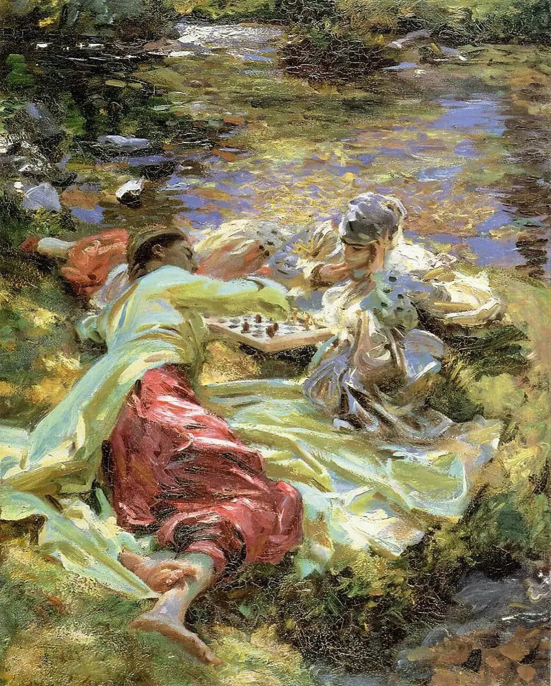 Satranç Partisi - John Singer Sargent