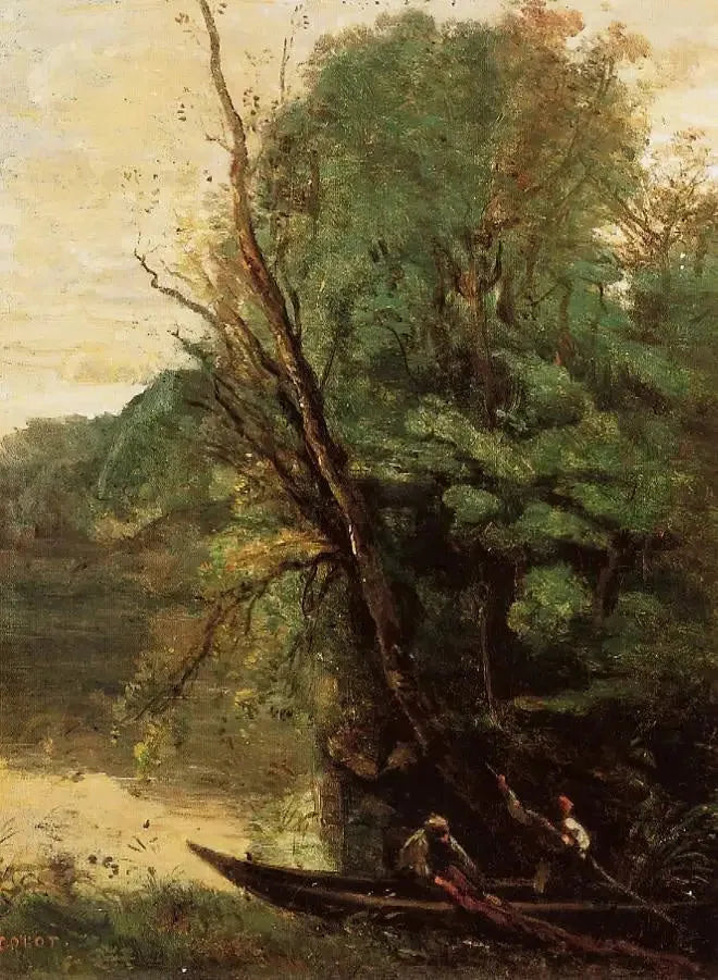 Yarasa Balıkçılığı - Jean-Baptiste Camille Corot