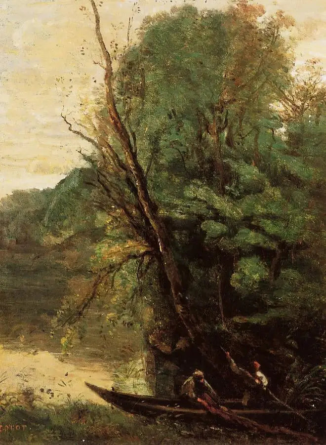 Yarasa Balıkçılığı - Jean-Baptiste Camille Corot