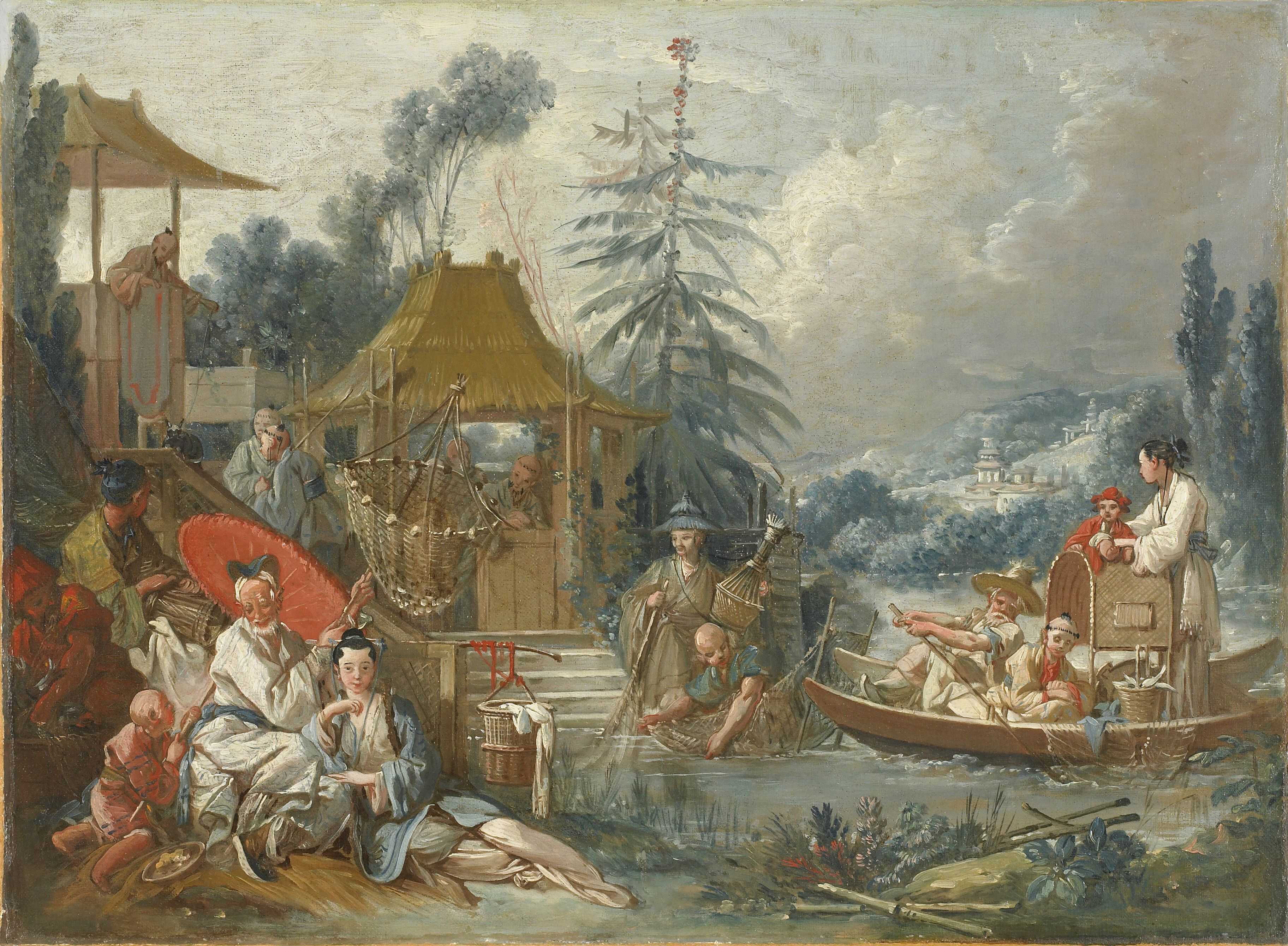 La Pêche chinoise - François Boucher