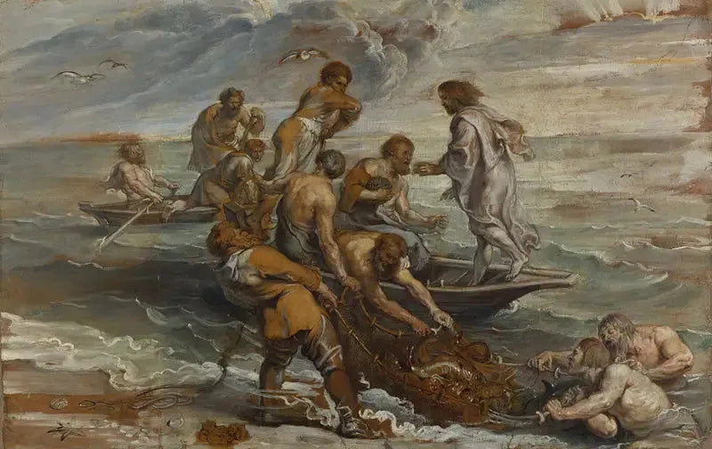 Mucize Balık Tutma - Peter Paul Rubens