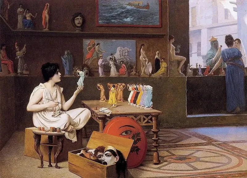 Heykeli hayata geçiren resim - Jean-Léon Gérôme