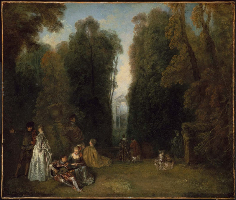 Perspektif - Antoine Watteau