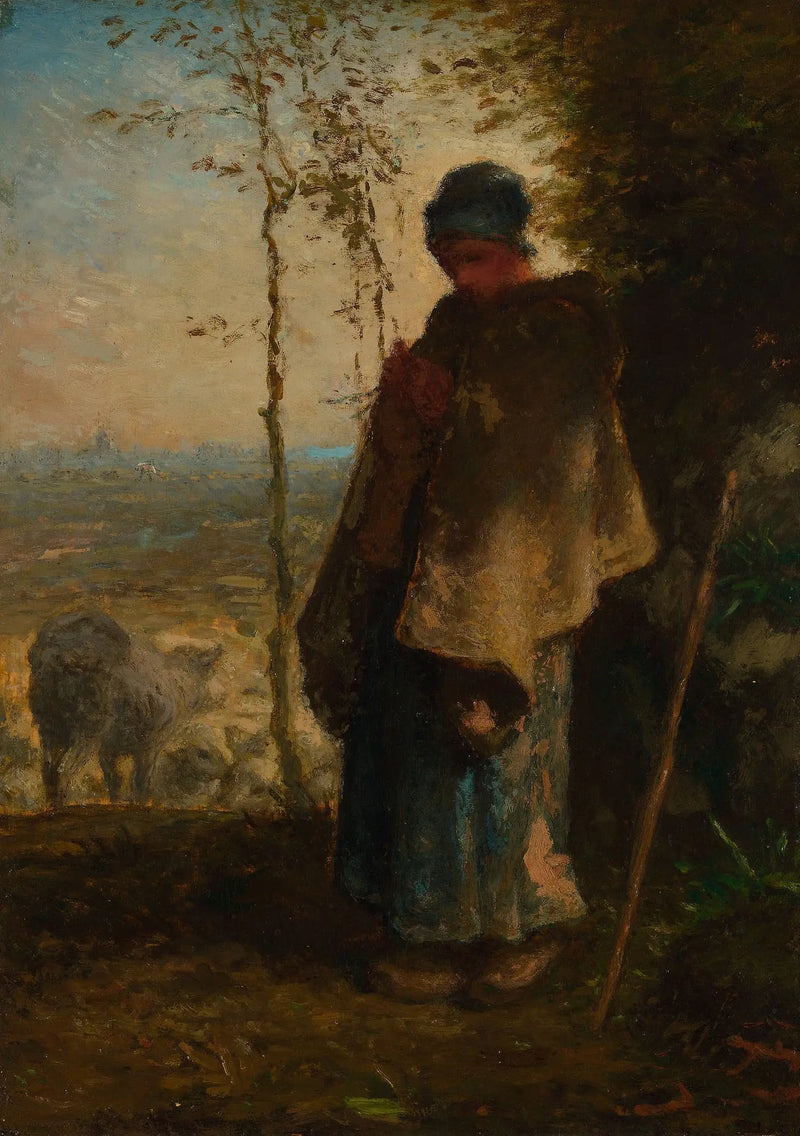 Küçük Çoban Kızı - Jean-François Millet