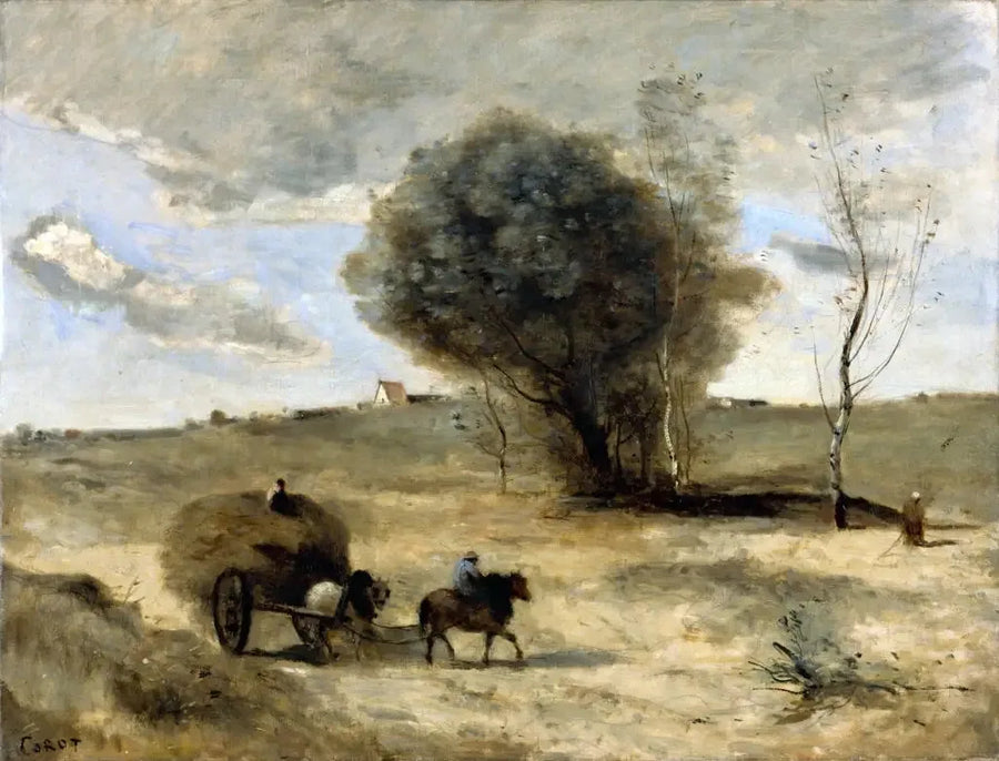 Küçük Araba Kumlarda - Jean-Baptiste Camille Corot