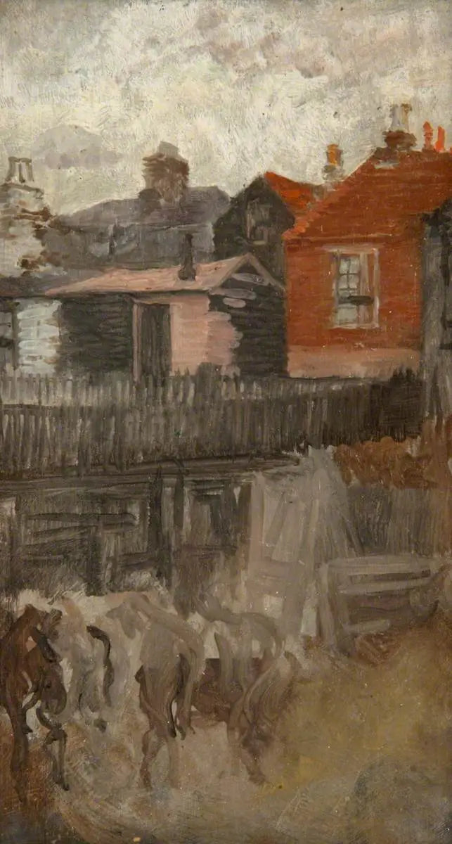 Kırmızı Küçük Ev 1881 civarı - James Abbott McNeill Whistler