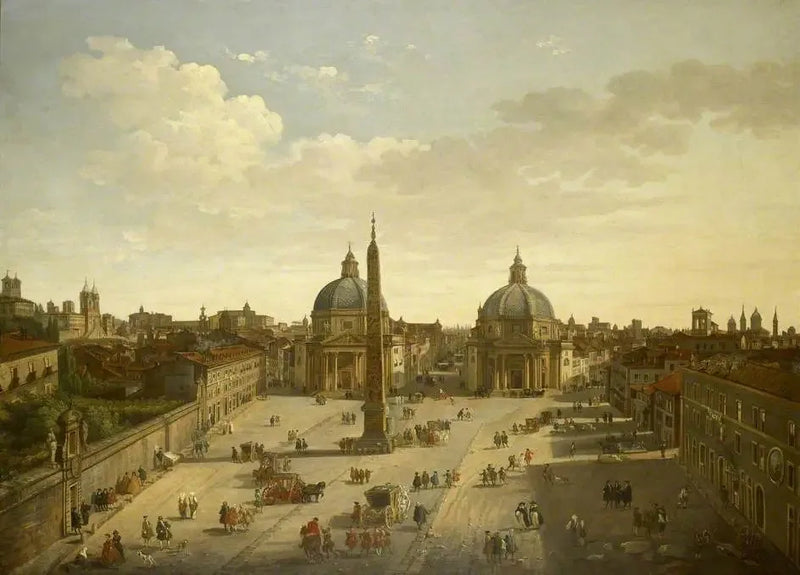 Piazza del Popolo, Roma - Giovanni Paolo Panini