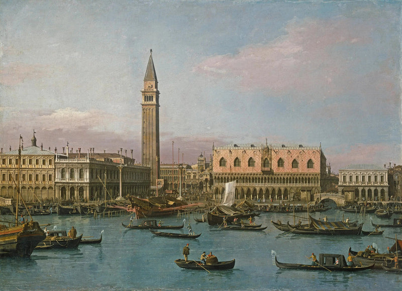 La Piazzetta ve San Marco Kanalı - Canaletto