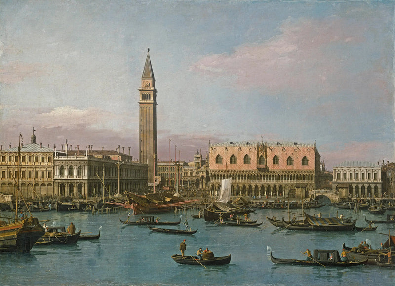 La Piazzetta ve San Marco Kanalı - Canaletto
