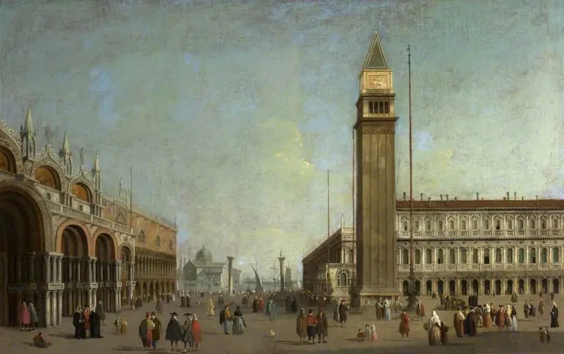 La Piazzetta, Venedik - Canaletto