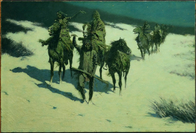 Çıta Çıkan At Yolu - Frederic Remington