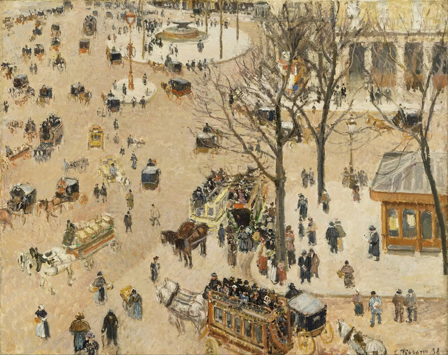 Tiyatro Meydanı İngilizce - Camille Pissarro