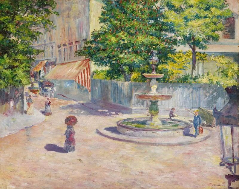 Saint-Augustin Meydanı - Gustave Caillebotte