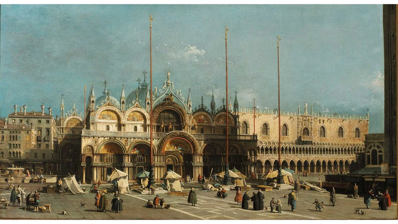 Venedik'teki San Marco Meydanı - Canaletto