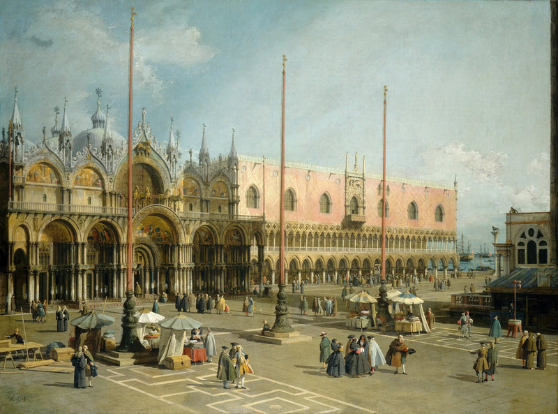 Venedik'teki San Marco Meydanı - Canaletto
