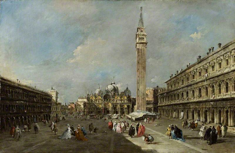 Saint-Marc Meydanı, Venedik - Francesco Guardi