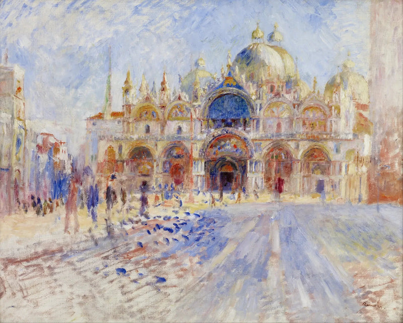 Saint Mark Meydanı, Venedik - Pierre-Auguste Renoir