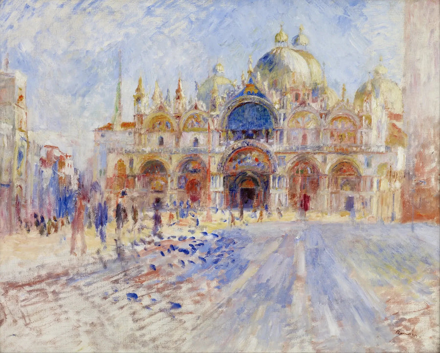 Saint Mark Meydanı, Venedik - Pierre-Auguste Renoir