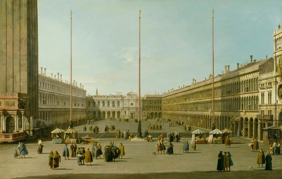 Saint-Marc Meydanı (Batı Manzarası) - Canaletto