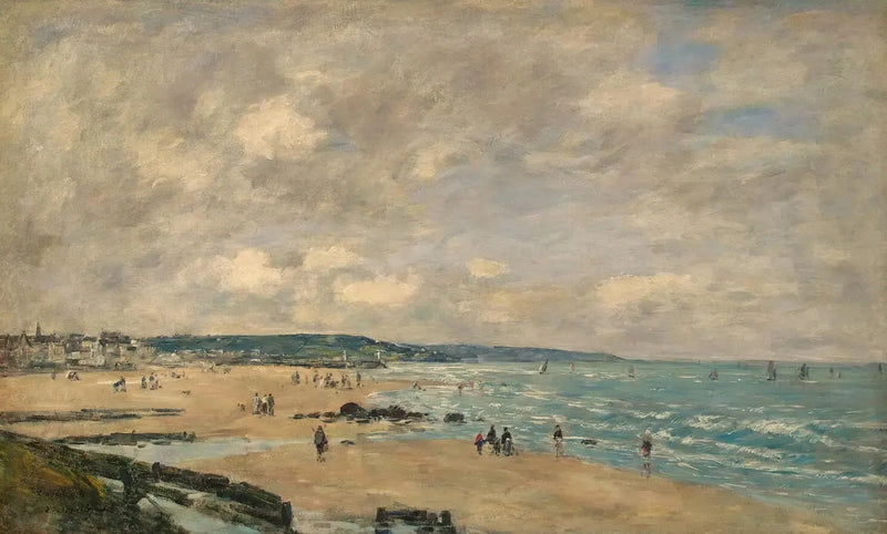 Trouville Plajı - Eugène Boudin