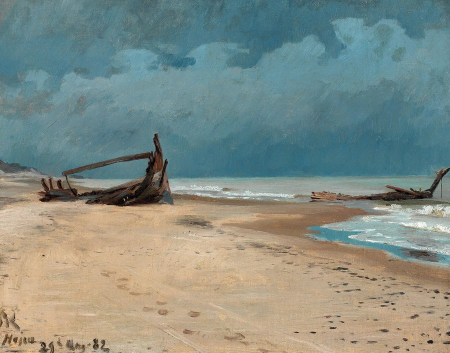Højen Plajı. - Peder Severin Krøyer