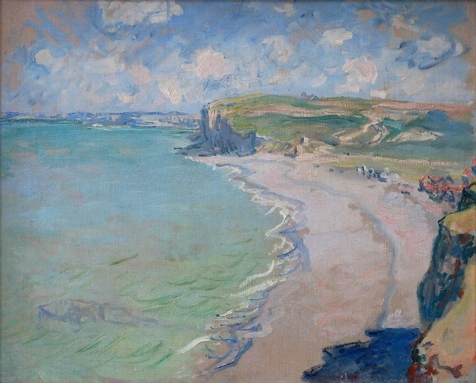 Reproduction du tableau « La Plage de Pourville - Claude Monet » par Alpha Reproduction en peinture à l’huile