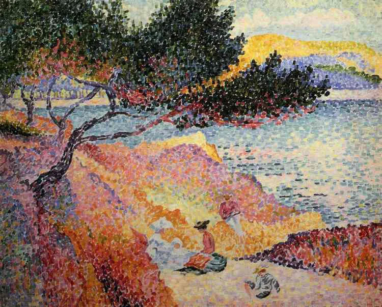 Saint-Clair Plajı - Henri-Edmond Cross